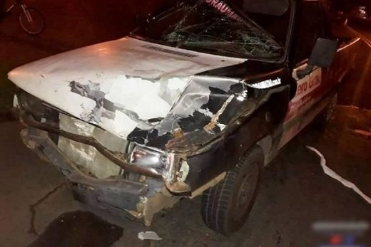 Moto-taxista fica ferido em acidente