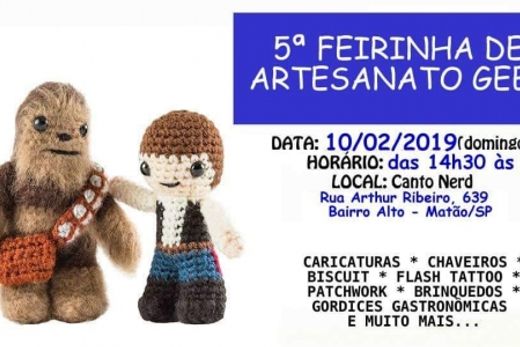 5° Feirinha de Artesanato Geek