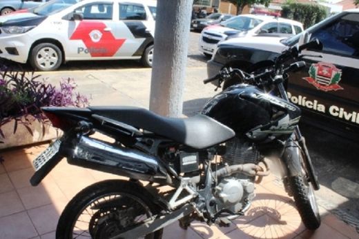 Apreensão de moto deverá esclarecer muitos roubos na Região
