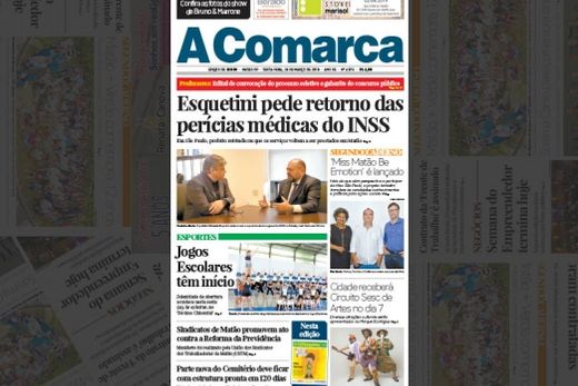 A Comarca nas bancas