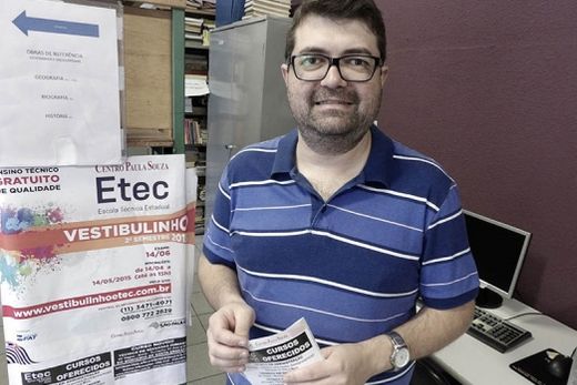 Etec anuncia Vestibulinho ao 2º semestre