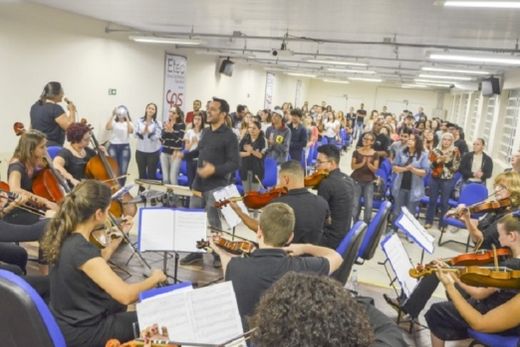 Orquestra Jovem se apresenta no 'Nosso Lar'