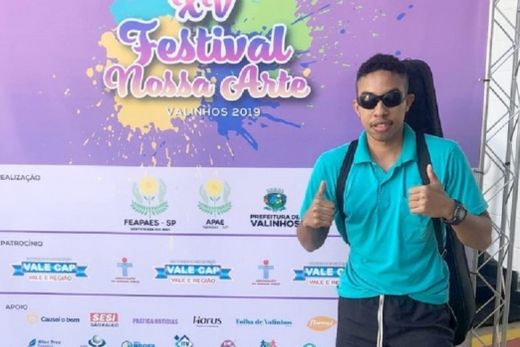 Maurício Santos está na Etapa Nacional do Festival 'Nossa Arte'