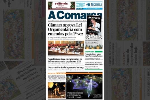Jornal e revista A Comarca nas bancas