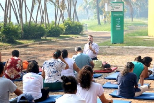 Meditação é praticada no Janeiro Branco
