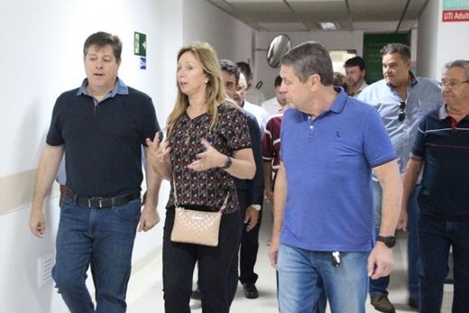 Baleia Rossi visita Hospital e anuncia verba de R$ 1 milhão