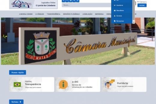 Site reformulado da Câmara de Matão está no ar