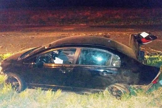Condutora perde controle do veículo na Vicinal Clito Bastia
