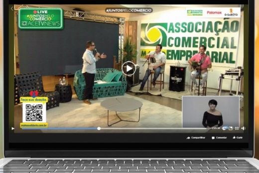 ACE ajuda Matão com sua Live #Juntos pelo comércio