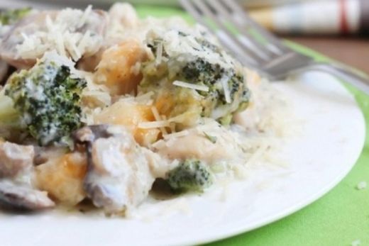 Assado de Frango e Brócolis