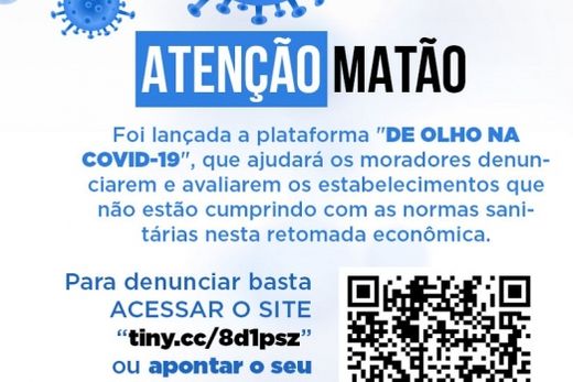Secretaria lança plataforma virtual De olho na covid-19
