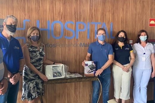 Hospital recebe equipamentos doados pelo Rotary