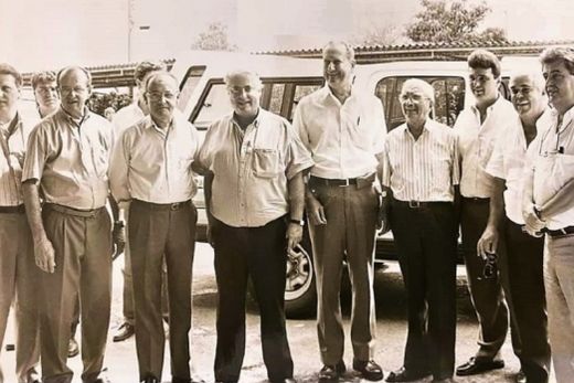 O ministro da Agricultura,  Barros Munhoz,  visitou a Baldan