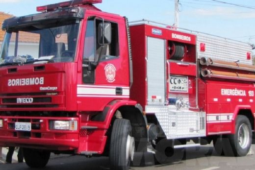Bombeiros registram três ocorrências de incêndios