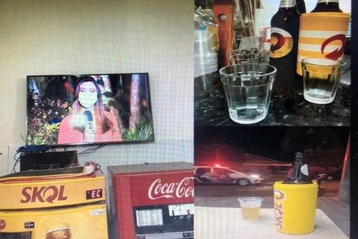 Bar realiza Bingo e Show em telões em alto volume