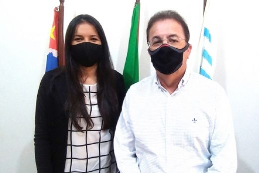 Deputado Motta esteve com a ex-vereadora Sônia Moura