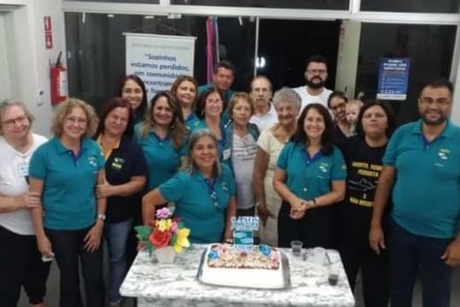 O Amor-Exigente de Matão, em registro antes da pandemia. Hoje, as reuniões acontecem on-line juntamente com a Regional de Araraquara.