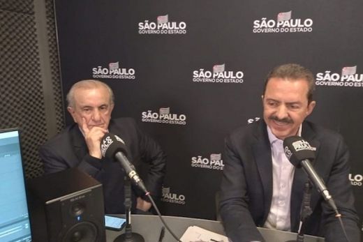 Francisco Matturro e Itamar Borges foram recebidos por empresários, pelo prefeito Cido Ferrari e por vereadores do MDB
