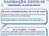 Jovens de 25 a 29 anos devem fazer agendamento da vacina