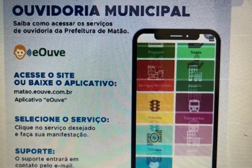 Aplicativo facilita o contato da população com Prefeitura