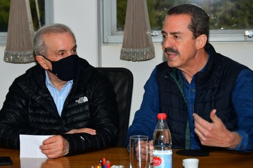 Itamar Borges e Francisco Matturro. Os 100 dias de programas, melhorias, inovações, atividades e muito diálogo foram completados no último dia 10