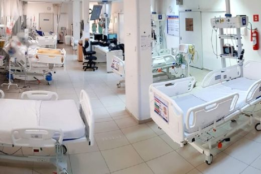 A UTI do Hospital. Número de internações caiu, comparando os meses de agosto e setembro