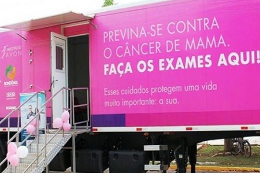 Matão recebe a Carreta da Mamografia do Hospital de Amor