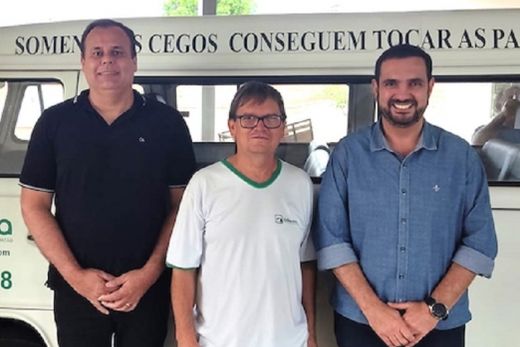 Alexandre Serafim, José Dercino Bertolaia e Júlio César. Venda das mercadorias será convertida em renda para manter a estrutura da Adevima