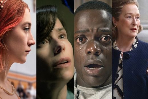 'Lady Bird', 'A Forma da Água', 'Corra!' e 'The Post' estão entre os favoritos ao Oscar 2018