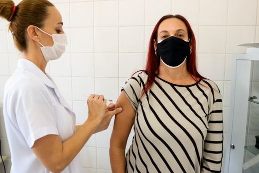 Vacinação. Cidade  alcançou 81,86% da população com o ciclo vacinal completo