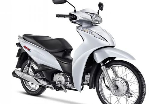 Furto. Honda Biz estava em um estacionamento no Centro