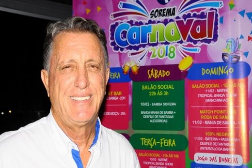 José Matturro. “Será um carnaval bem dinâmico, com o som das Rodas de Samba e das marchinhas tradicionais”