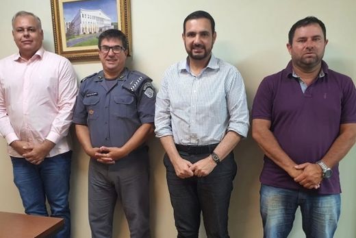 Em Ribeirão Preto. Alexandre Serafim, André da Silva, Julio Cesar e Haroldo Gonçalves