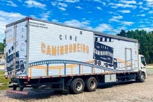 Cine Caminhoneiro. Projeto foi aprovado pela Lei Federal de Incentivo à Cultura