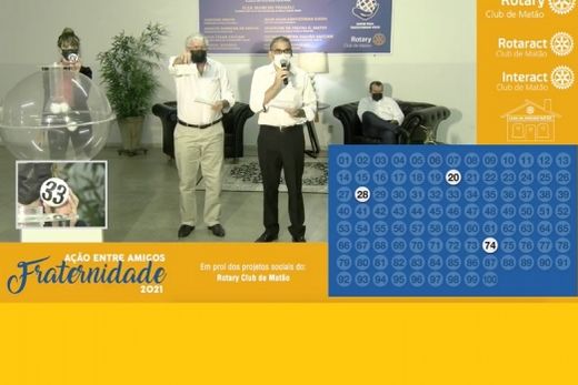 Transmissão. Sorteio on-line da Ação entre Amigos promovida pelo Rotary Club de Matão aconteceu no último dia 11