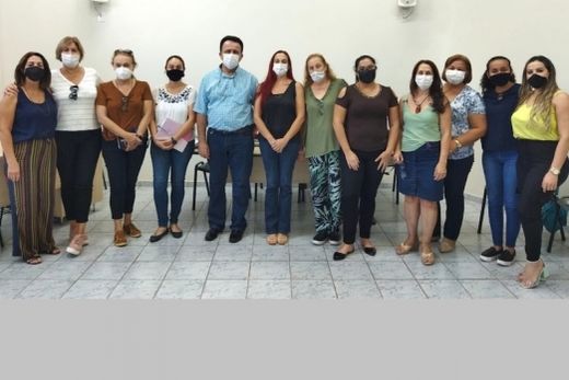 Reunião. O secretário Luiz Tamanini apresentou o plano de ação às coordenadoras do Creas, Cras, CCI e Fundo Social de Solidariedade