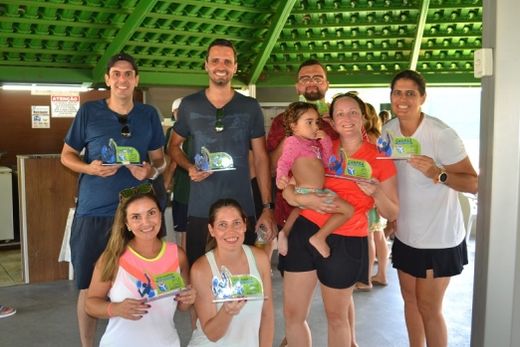 Participantes do torneio. Os vencedores foram Gabriela Barboza e Mariana Barboza; Letícia Assonuma e Juninho Chiozzini; Natália Garcia e Thaila Paganini; Luis Paulo Panegocci e Luiz Gabriel Dias
