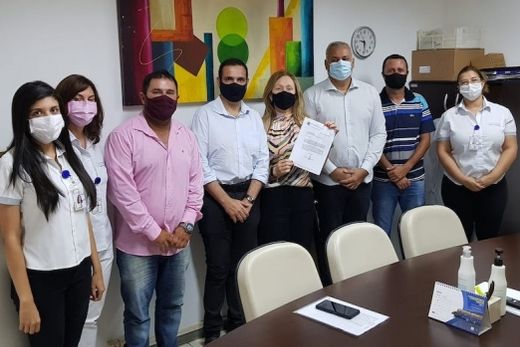 Aporte financeiro. Recurso de R$ 350 mil foi anunciado em visita ao Hospital, na terça-feira (8)