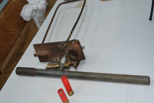Disparo. Arma de fogo de fabricação caseira foi apreendida