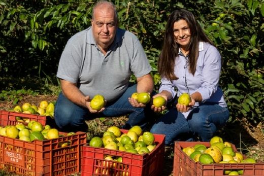 Incentivo. Parceria estimula o trabalho de produtores de goiaba na região, como Gustavo e Ivone Bernardi