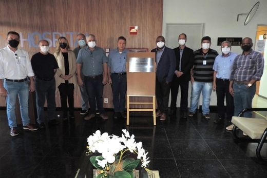 Solenidade. Sistema fotovoltaico do Hospital foi inaugurado na tarde da quarta-feira (25)