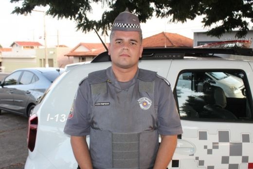 Prisão de assaltante. Diligência da Polícia Militar foi comandada pelo tenente Pigossi na quarta-feira (1º)