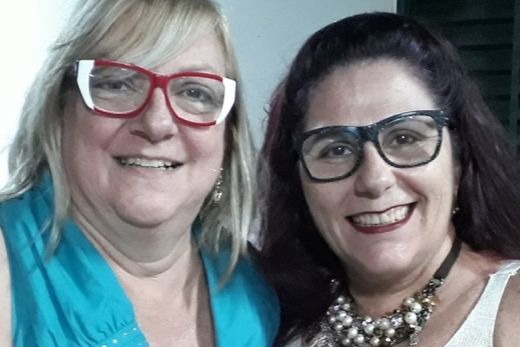 Tânia Gorgatti Soleder e Eliana Saraiva