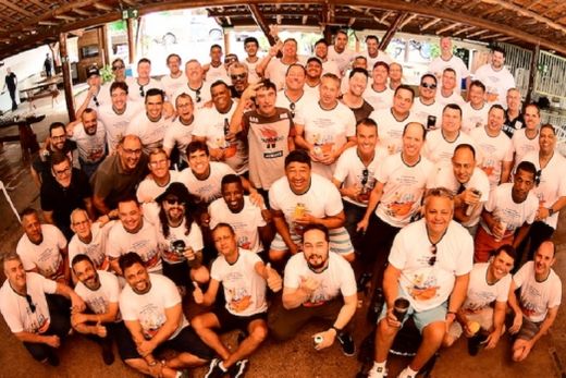 O primeiro reencontro. Evento propiciou o resgate de memórias num ambiente de alegria e descontração, sobretudo para aqueles que não se viam há muitos anos