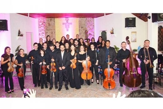 Orquestra Jovem. Apresentação será às 20 horas, na Paróquia Nossa Senhora Aparecida