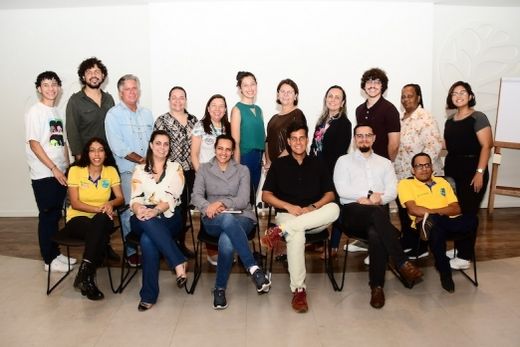 No auditório. Na pauta que visa a retomada das atividades do PVE, o tema 'Construindo nossa coalizão pela educação em Matão'