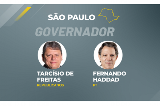 Tarcísio de Freitas. Candidato eleito disputou com Fernando Haddad