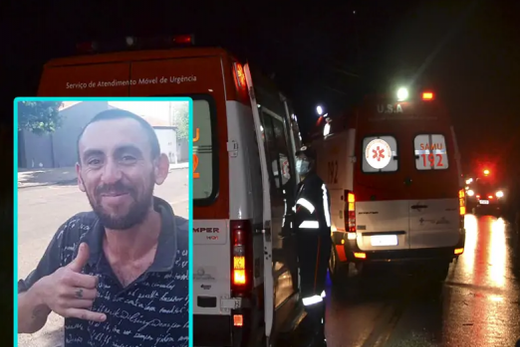 Colisão. Acidente aconteceu na noite da terça-feira (15), no Jardim Popular