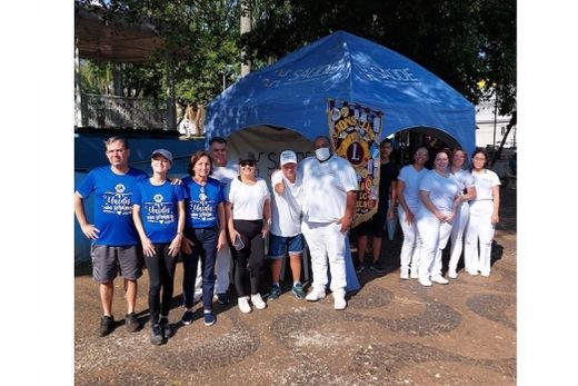 Na Praça Central 'Dr. Leônidas Calígola Bastia'. Evento celebrou o Dia Nacional do Diabetes e o Novembro Azul