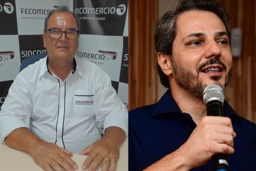 Os presidentes do Sincomércio e da ACE. Toninho Giannini e Jovani Pureza estão otimistas